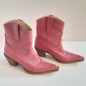 Roper Women's Pink Western Cowgirl Boots US 7.5